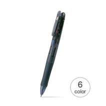 제브라 ZEBRA 클립온 2색볼펜 2C 0.7mm, 블랙