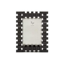정품 액자프레임 TIZO Design 12.7 x 17.8cm(5 7인치) 크리스탈 블랙 유리 액자 부티크 품질 사진 프레임