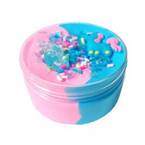 다채로운 손 모델링 점토 퍼티 점액 놀이 반죽 자기 플라스틱 어린이 장난감 유니콘 DIY 60ML / 100ML, [06] 100ML Blue
