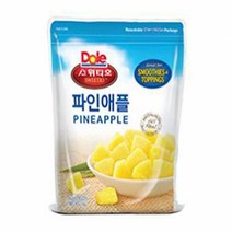 카페 업소 가게 Dole 냉동과일 냉동 파인애플 청크 1kg, 1개