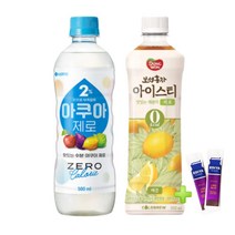 2% 이프로 부족할때 아쿠아 제로 500ML 12개 + 보성 홍차 아이스티 제로 레몬 500ML 12개 + 사은품 이디야스페셜에디션 2T / 갈증해소 이온음료 혼합