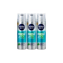 니베아 쉐이빙폼 면도크림 프레시킥 200ml X3개