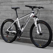 bmx자전거 20인치 묘기 성인용 다기능 가변 속도 자전거 중고생 산악 신제품, [02] 26inch, [01] 21, [01] red black