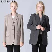 쉬즈미스 쉬즈미스 백 슬릿 원 라인 자켓