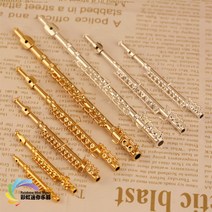 미니 바람 플루트 모델 장식품 플루트 브로치 악기 모형 소년과 소녀 친구를 위한 선물 악기 모형-58546, 12. 14cm 실버 [선물 2]