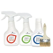 에코후레쉬 곰팡이제거제 500ml + 곰팡이향균제500ml + 곰팡이방지제500ml + 붓, 4세트