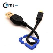 Coms 스트롱 미니 케이블 USB to 마이크로 B (블랙)1, 단일 수량