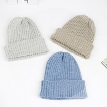 96 노제비니 스우파 앙고라 여성 중년 가을 겨울 캠핑 모자 항암치료모자 두건 미군