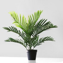 블루밍앤미 아레카 야자 인테리어 조화 나무 화분 60cm, 혼합 색상, 1개