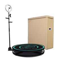 57cm 360 사진 부스 자동 회전 셀카 소품 웨딩 포토 부스 지능형 작동 슬로우 모션 기계 비디오 카메라, 57cm 허니 케이스, 57cm 허니 케이스