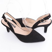 여성 스웨이드 스틸레토 슬링백 구두 zn228