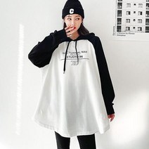 베시시걸 96 나그랑 후드 루즈핏 오버핏 박스 롱티셔츠 빅사이즈 임부복 봄신상