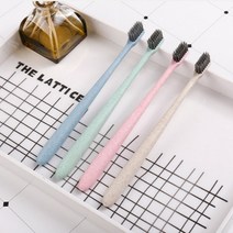 대나무 칫솔 50개 SET 친환경 숯 비건칫솔 치솔 미백 개별포장 손님용 여행용 펜션 손님칫솔, 대나무 숯 칫솔 50개 (랜덤색상)