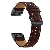 Easyfit 가죽 밴드 Garmin Fenix 7 7X 6 6X Pro 5X 5 3 hr 945 COROS VERTIX 2 팔찌 손목 스트랩 스마트 액세서리, [03] For Coros Vertix, [03] darkbrown bk