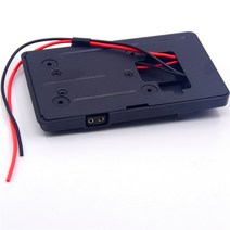 렌즈캡 렌즈뚜껑 렌즈커버 소니 V-슈 배터리 백 팩 플레이트 어댑터 외부 맞춤 DSLR 캠코더 비디오 조명, 한개옵션0