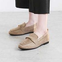 편한여성로퍼 소가죽 봄슈즈 데이트 학생코디
