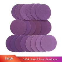 2 인치 50mm 샌딩 디스크 습식 건식 80-10000 그릿 샌드페이퍼 후크 루프 드릴 그라인더 로타리 공구 용 알루미늄, 1200+50 Piece