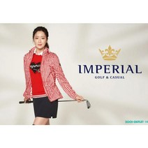 임페리얼 골프 가을 여성 레인 후드 점퍼p0a6303-nc평택, 레드