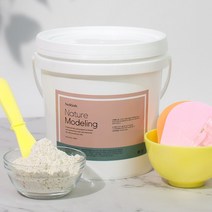 현대교역 네이처 팩 모델링팩 마스크팩 1kg 피부과 에스테틱 고무팩 얼굴팩 미용팩 고급형 모델링마스크 고무마스크 - 한국, 네이처모델링-수딩(벌크)+해면2장+스푼