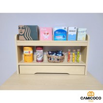 [카미코코] LPM 3컬러 다용도 2단 수납장, 600 다용도 2단 수납장 (네추럴)