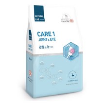네츄럴랩 케어1 관절&눈 케어 유기농 70% 기능성 건식사료, 뼈/관절강화, 2kg, 1개