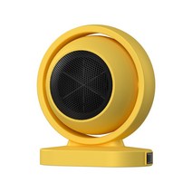 미니 스마트 온풍기 3초 가열 가정용 저소음온풍기 휴대용팬히터 220V, 1+1 옐로우, 220V 전기온풍기