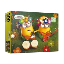 직소퍼즐 500피스 미니언즈 알로하, 단품, 단품