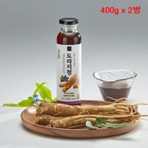 그린 꿀도라지청 400g x 2병 감기 기침 몸 에 좋은 건강 도라지 차 벌꿀 도라지 사탕수수 추출액 올리고당 모과농축액 꿀도라지청