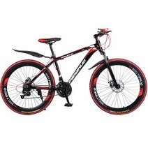 [ENGWE] 해외 성인 학생 변속 산악자전거/야외 라이딩 26인치 MTB/디스크브레이크, 6.흰색+파랑(40단)