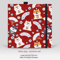 어반스케치 핸드메이드 수채화 미니 핸드 페인팅북 두꺼운 용지 여행 핸드북 스탬프 코튼 빈티지 스케치북, 16 Style 16　205x205cm