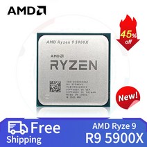 i77700k AMD새로운 Ryzen 9 5900X R9 pc 게이머 cpu 프로세서 7NM L3 64M 100000000061 소켓 AM4, 한개옵션0