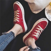셀러허브 패션 [오노마] ONM 여성 발편한 스니커즈 연예인 운동화 빨강 신발