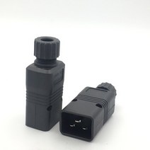범용 CE 구리 IEC320 C19 PDU UPS 전원 케이블 코드 커넥터 남성 이동식 유선 플러그 어댑터, 02 Male