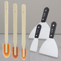 페인트자국 벽지제거 껌칼 헤라 스크래퍼 셀프인테리어 이물질 끝칼, 스텐헤라 소