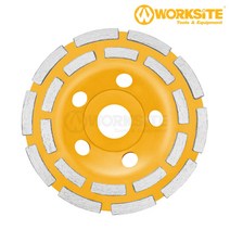 워크사이트 4인치 다이아몬드 컵휠 XDGW100 석재용 그라인더날