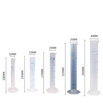 미니 계량 비중 눈금 비커 컵 플라스틱 요리 측정 실린더 도구 화학 실험실 학교 주방 10 ml 25 50 100ml, 25ml