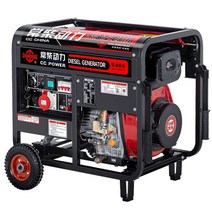디젤 소형 무소음 발전기 산업용 가정용 저소음 대형, 3.5KW 오픈 프레임 단상 220V