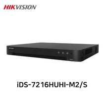 하이크비전 iDS-7216HUHI-M2/S 800만화소 16채널 DVR 녹화기 TVI/AHD/CVI/SD, iDS-7216HUHI-M2/S (HDD미포함)
