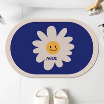 앤써핏 북유럽 빨아쓰는 규조토 발매트, 데이지