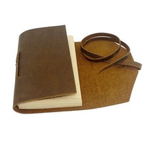 천연가죽 브라운 추억 기록 저널노트 다이어리 20대