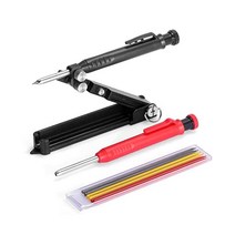 Scribing 도구 Multi function Construction Carpenter Pencil Aluminum Alloy Scriber Marking 도구with Deep