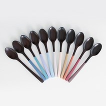 New 11가지 컬러 옷칠 수저세트 숟가락+젓가락 집들이 외국인 선물, 4. 우디인센스