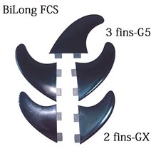 웨이크보드 수상보드 BiLong-FCS 서핑 보드 핀 트라이 쿼드 5 a 세트 나일론 섬유 스키보드 숏 웨이크, [03] 3G52GX