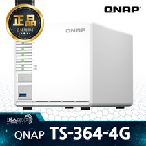 큐냅 TS-364-4G 3베이 타워 2.5GbE NAS