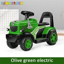 고카트 운반용 전동카트 어린이용 전기 자동차 드라이브 충전 4 륜 바이크 오토바이 라이드 카 트랙터 소년 선물, [04] Green Electric