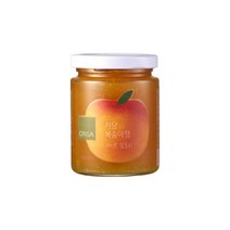 ORGA 저당 복숭아잼 아이 손주를 위한 jam 건강잼 잼토스트재료 250g, 3세트