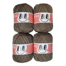 울클럽 모티브 토트백 만들기 DIY 올리오실 4볼세트, 716 밀크코코아