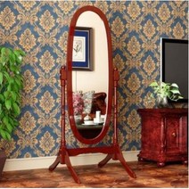 빈티지 전신 거울 앤티크 미러 고급 피팅 원목, 01 마호가니, 01 아니오