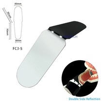 치과 교정 양면 거울 반사경 치과 구강 스테인레스 스틸 오토 클레이브 치과 사진 거울, fc3-s