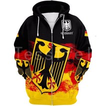 피파 월드컵Tessffel 최신 독일 국기 NewFashion 남성/여성 재미있는 가을 운동복 3d 프린트 캐주얼 후드, 02 zipper_08 4XL